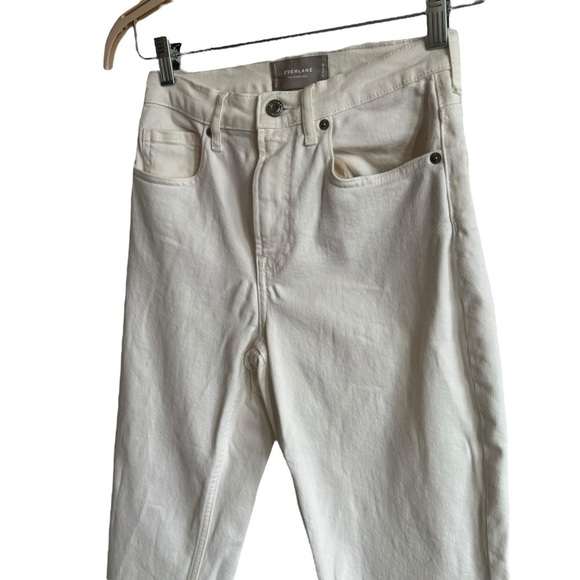 Everlane The Original Cheeky Jean in Bone, Size 25 - Picture 4 of 9
